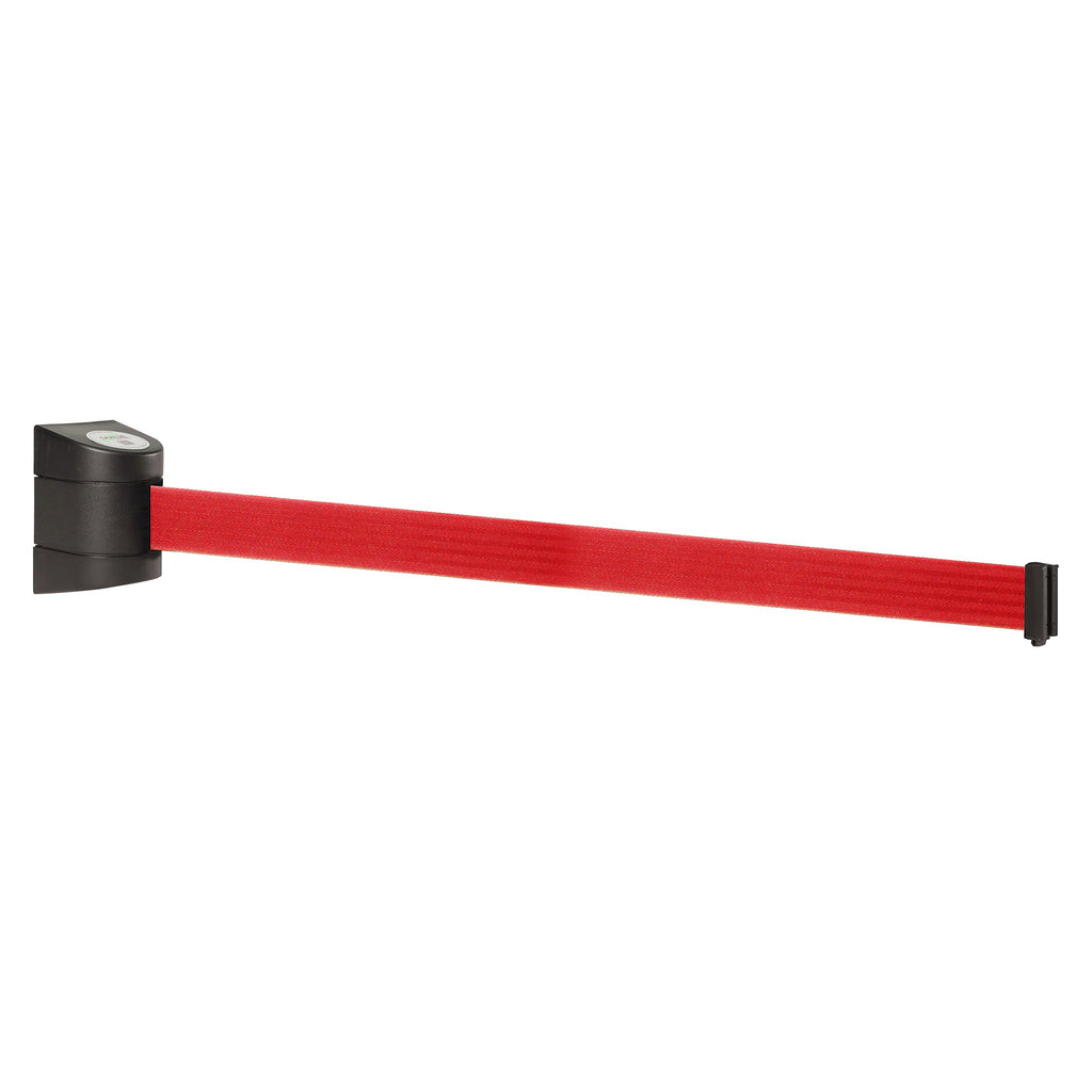 WallPro 400 4.6m x 50mm Belt Barrier System (Black / Red)