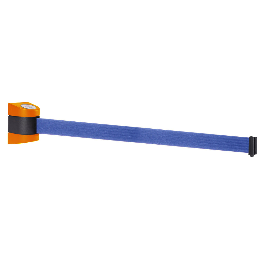 WallPro 400 4.6m x 50mm Belt Barrier System (Orange / Blue)