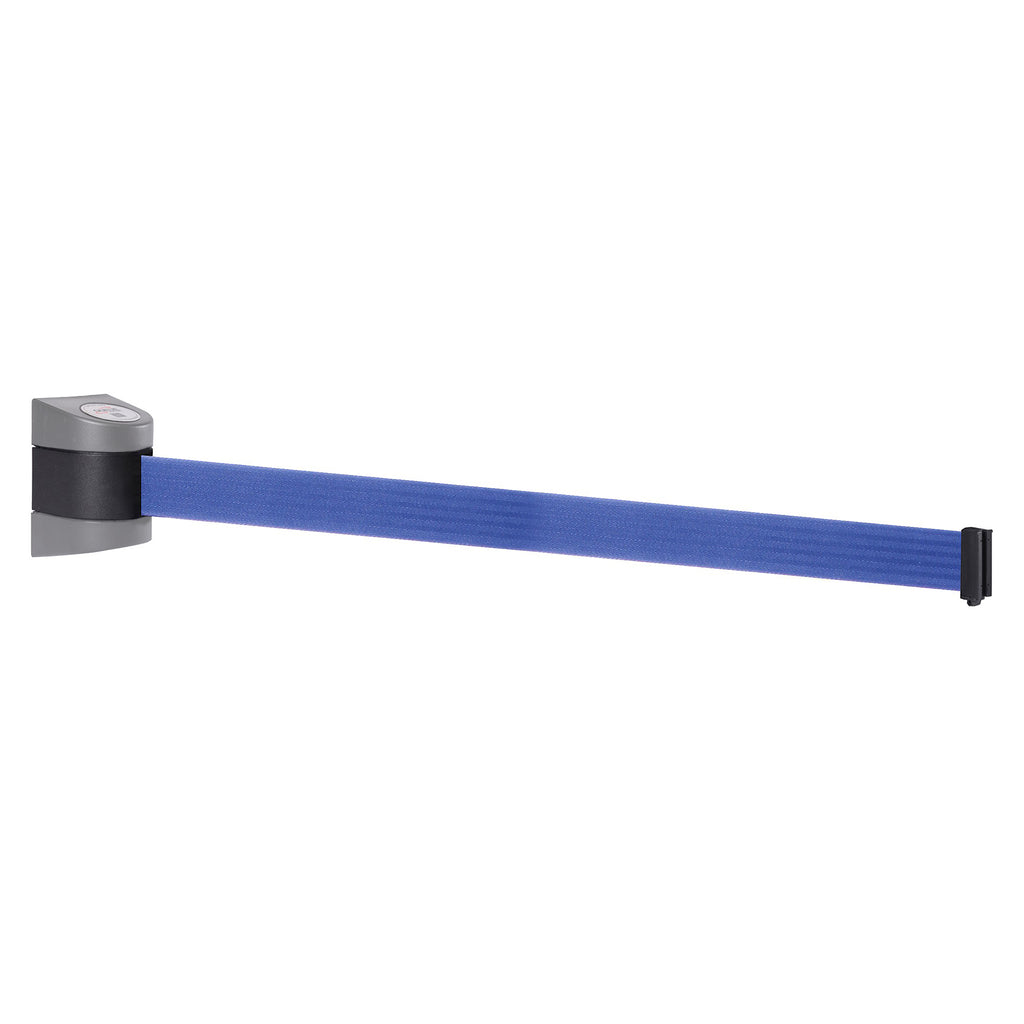 WallPro 400 4.6m x 50mm Belt Barrier System (Silver / Blue)