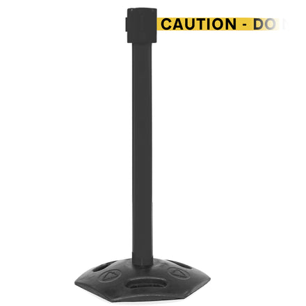 WeatherMaster 335 10.6m x 50mm Belt Barrier System (Black / Caution Do Not Enter | Yel-Blk)