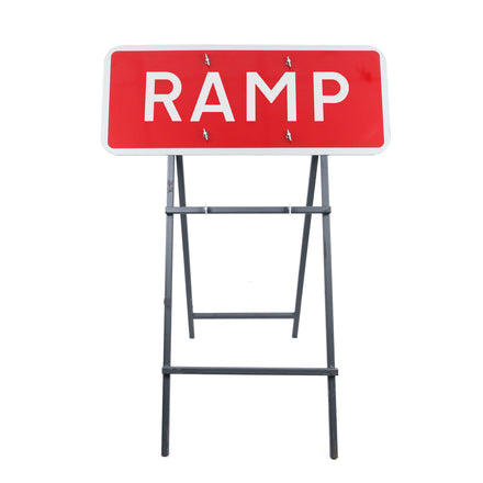 RAMP Quick Fit Sign Dia. 7010 1050x450mm 3mm Plastic RA1 (Face Only)