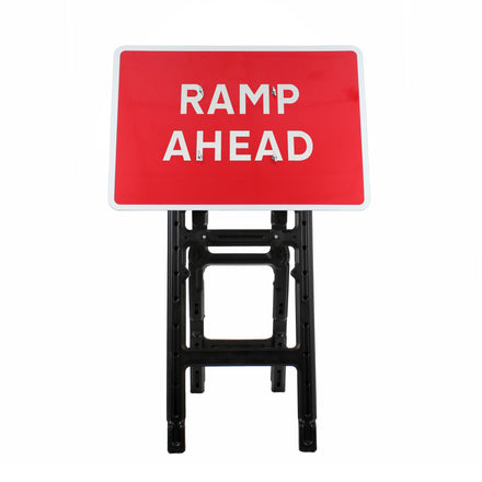 Ramp Ahead Quick Fit Sign Diagram 7010.1 | Quick Fit (Face Only) | 1050x750mm