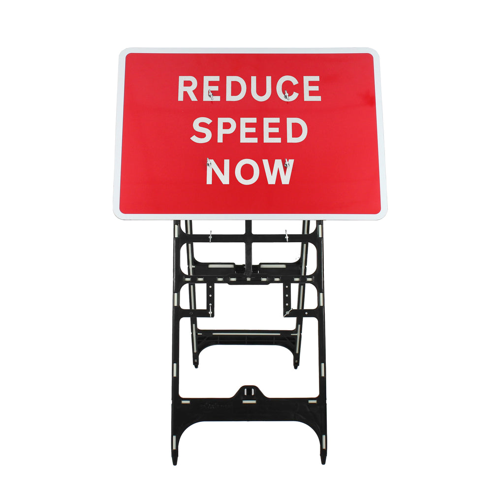Reduce Speed Now ' Dia 511 | Quick Fit Sign (Face Only) | 1050x750mm