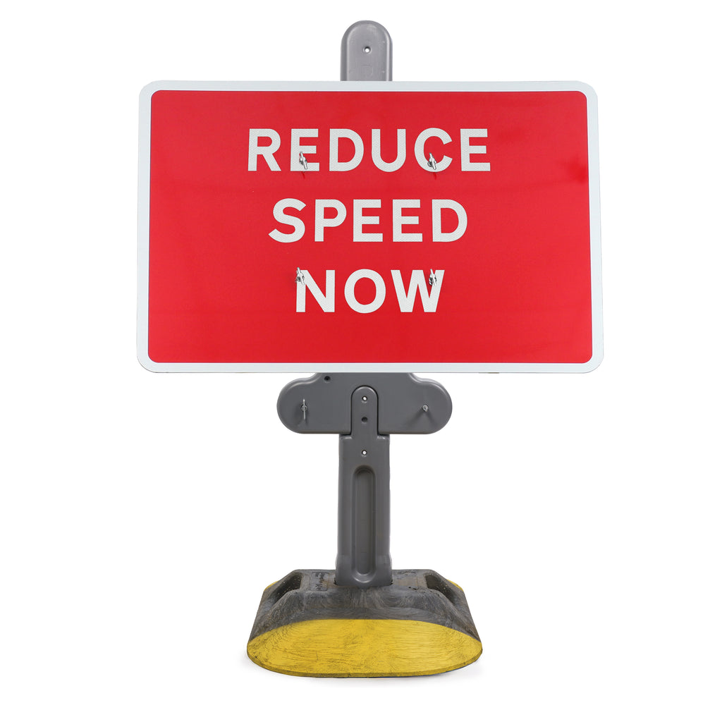 Reduce Speed Now ' Dia 511 | Quick Fit Sign (Face Only) | 1050x750mm