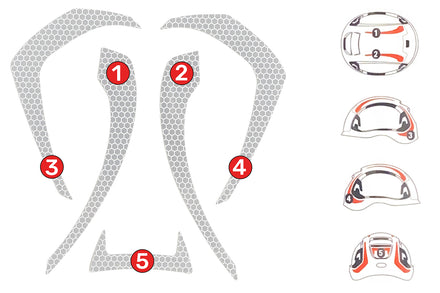 JSP CR2 Reflective Kit For EVO Alta Helmets
