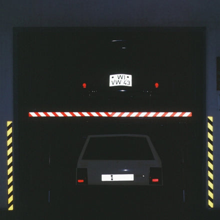 Self Adhesive Retro Reflective Hazard Warning Tape 25m - 2 Pack