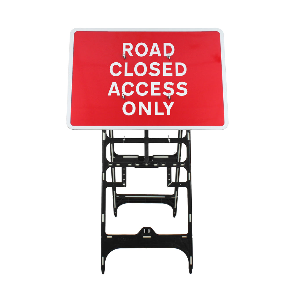 Road Closed Access Only Sign | Quick Fit (Face Only) | 1050x750mm