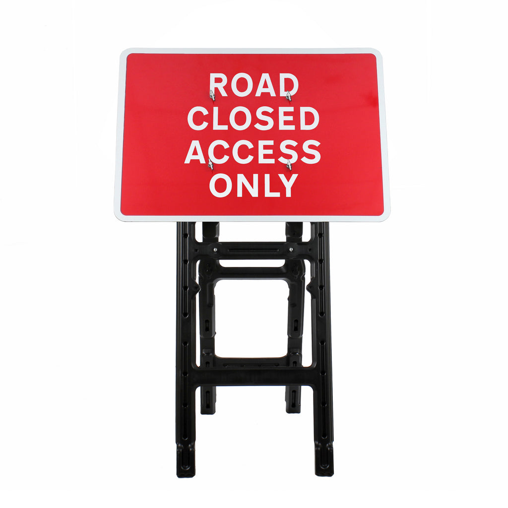 Road Closed Access Only Sign | Quick Fit (Face Only) | 1050x750mm