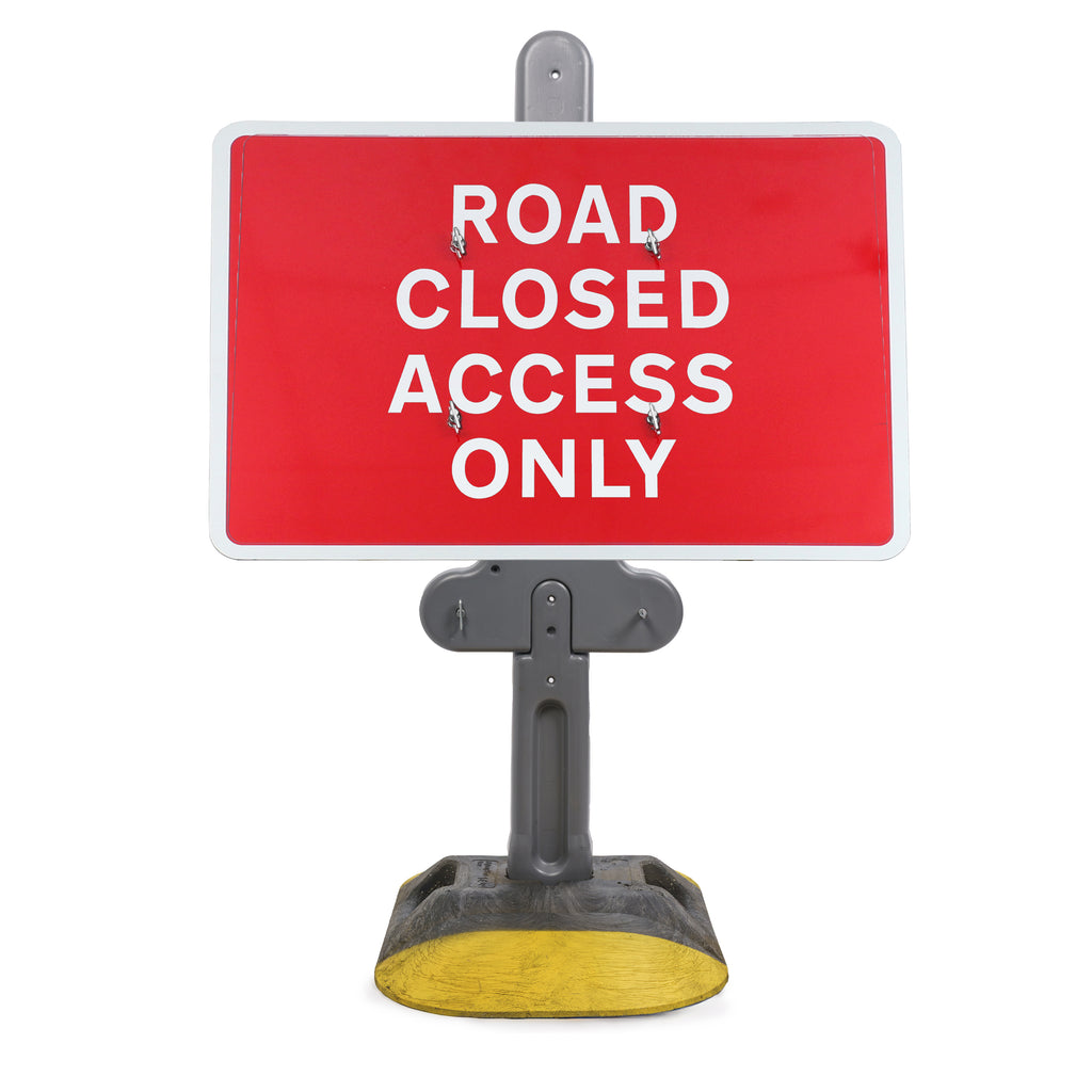 Road Closed Access Only Sign | Quick Fit (Face Only) | 1050x750mm