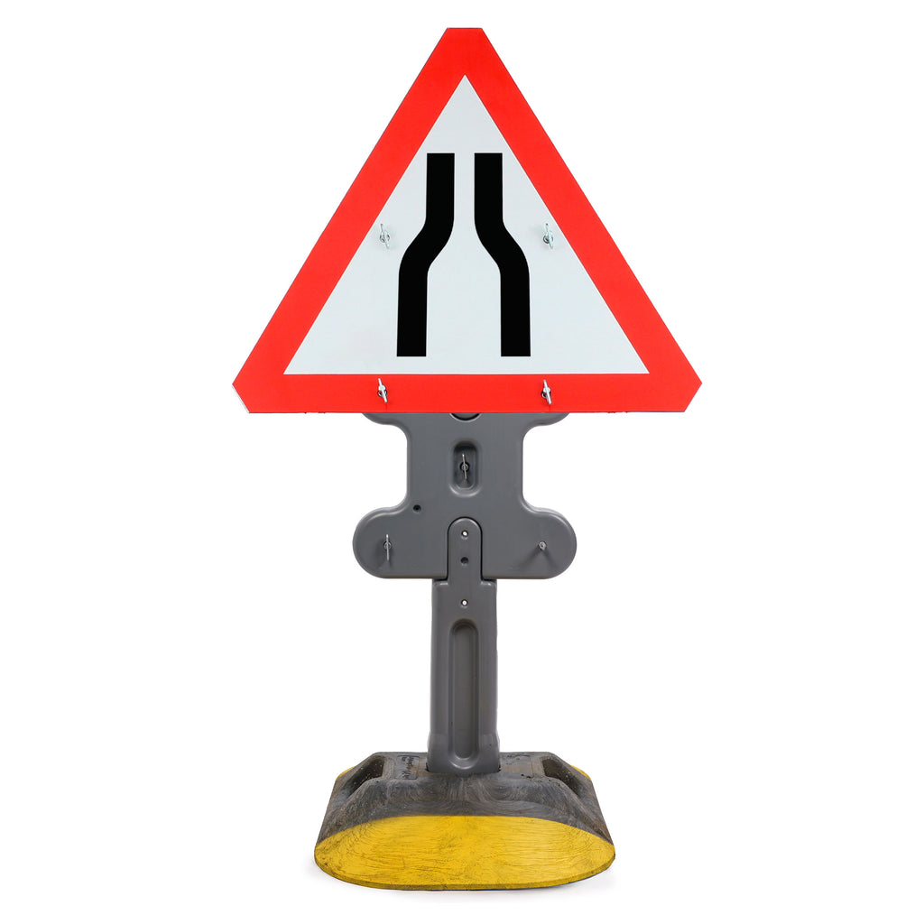 Road Narrows Both Sides Quick Fit Sign Dia. 516 (Face Only) | 750mm