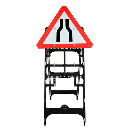 Road Narrows Both Sides Quick Fit Sign Dia. 516 (Face Only) | 750mm