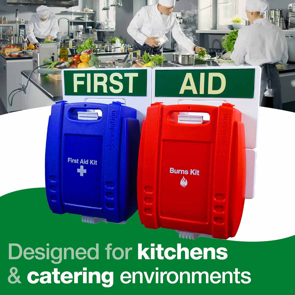 Evolution Catering First Aid Point (Large) - British Standards Compliant