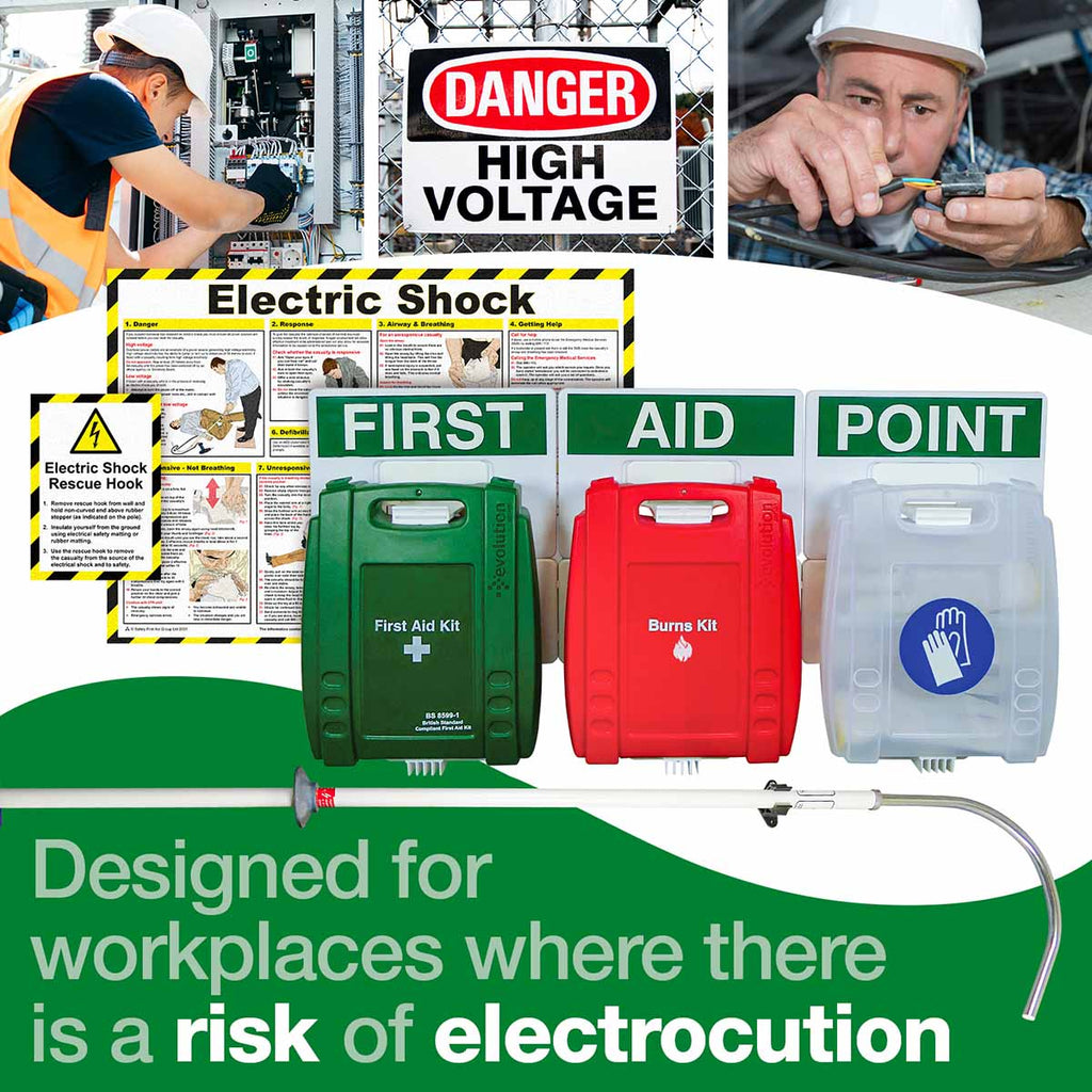 Evolution Electric Shock Rescue Point With Glove Dispenser