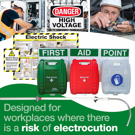 Evolution Electric Shock Rescue Point With Glove Dispenser