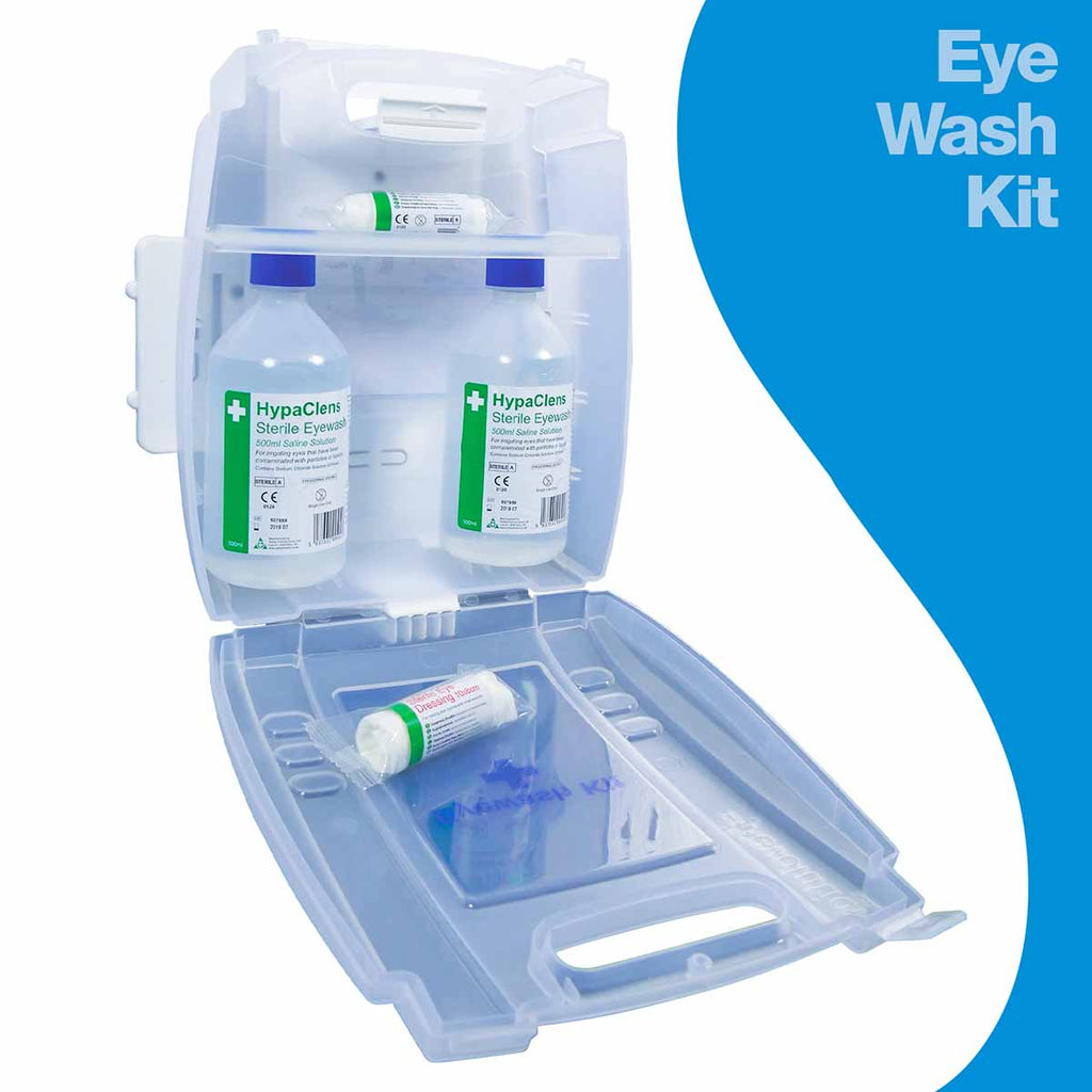 Evolution First Aid - Eyewash and Burns Point (Large) - British Standards Compliant