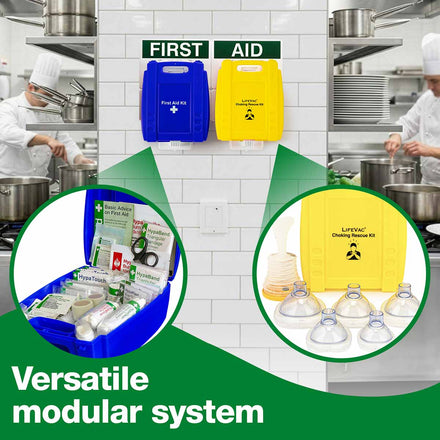 Evolution LifeVac and Catering First Aid Point - British Standards Compliant