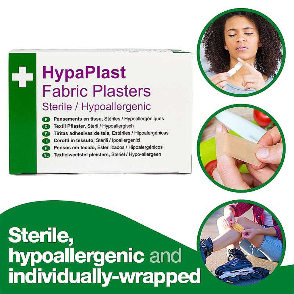 HP Fabric Plasters Assorted (100 Pack)