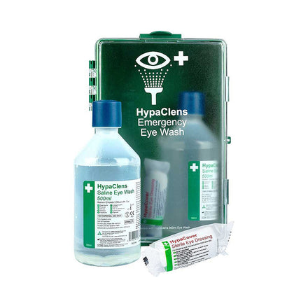 HypaClens Economy Eyewash Cabinet with Eye Dressings