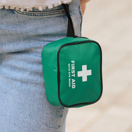 One Person First Aid Kit with Eyewash