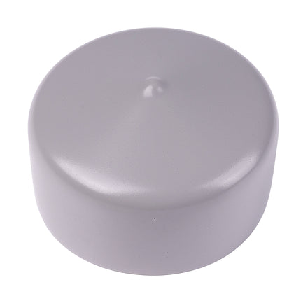 Round External End Cap for Sign Posts - Post Cap - Grey