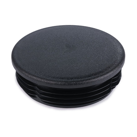 Round Internal End Cap for Sign Posts - Post Cap - Black