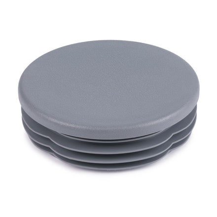 Round Internal End Cap for Sign Posts - Post Cap - Grey