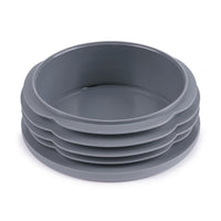 Round Internal End Cap for Sign Posts - Post Cap - Grey