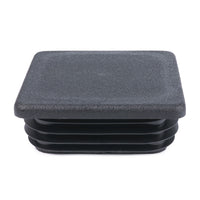Square Internal End Cap for Sign Posts - Post Cap - Black