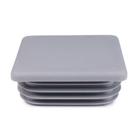 Square Internal End Cap for Sign Posts - Post Cap - Grey