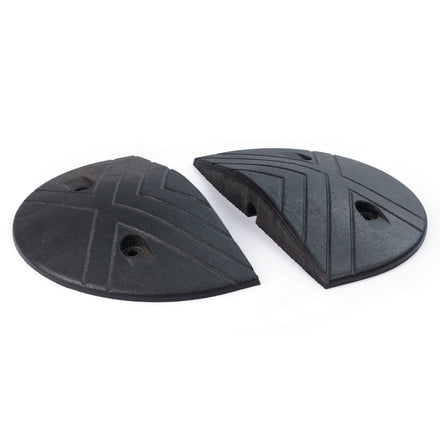 SiteCop Mini Compact 50mm Rubber Speed Bump - Fixings Included