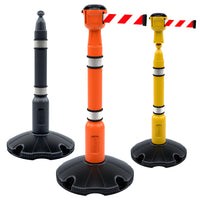 Skipper Retractable Barrier Post & Barrier Kit