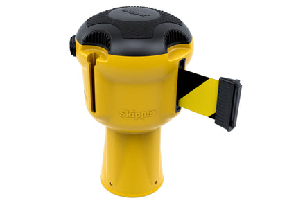 Skipper Retractable Barrier (Yellow / Black and Yellow Tape)