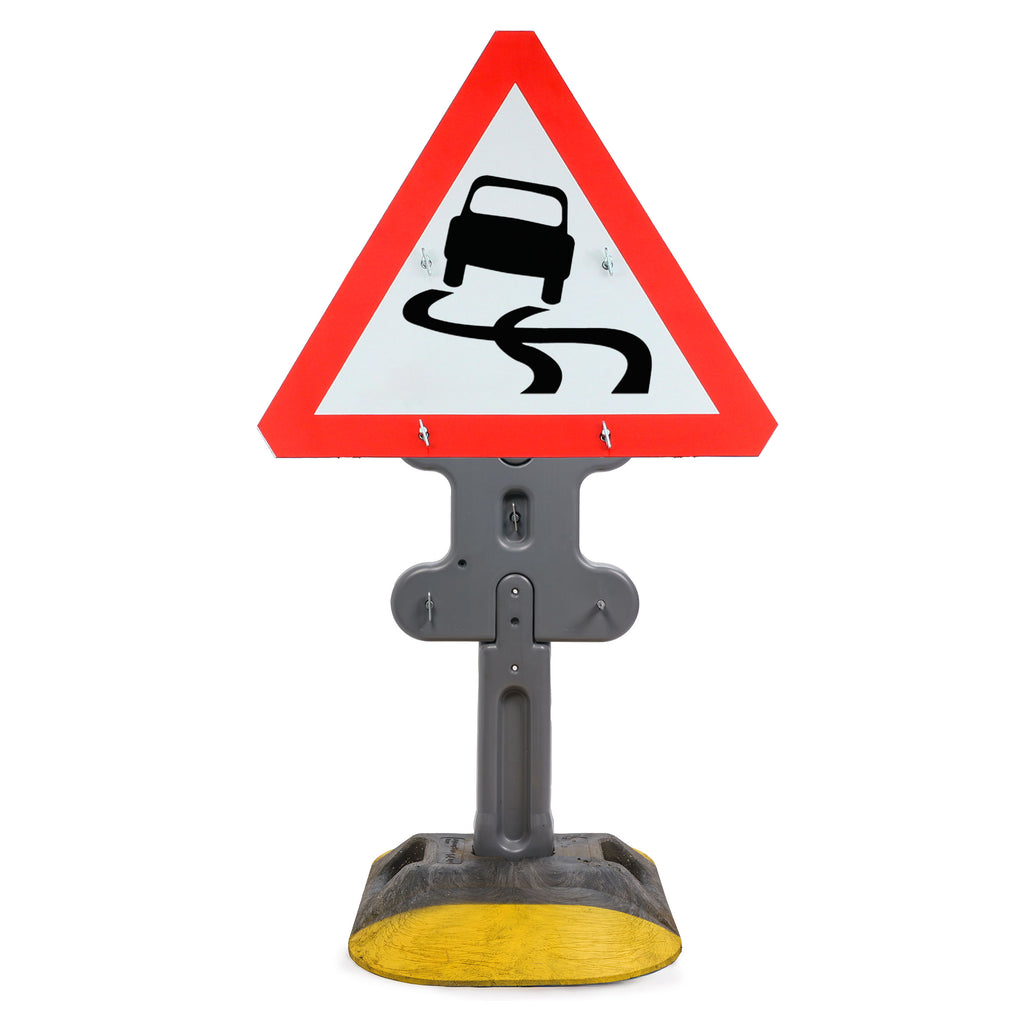 Slippery Road Sign Quick Fit Face Dia. 557 (Face Only) | 750mm