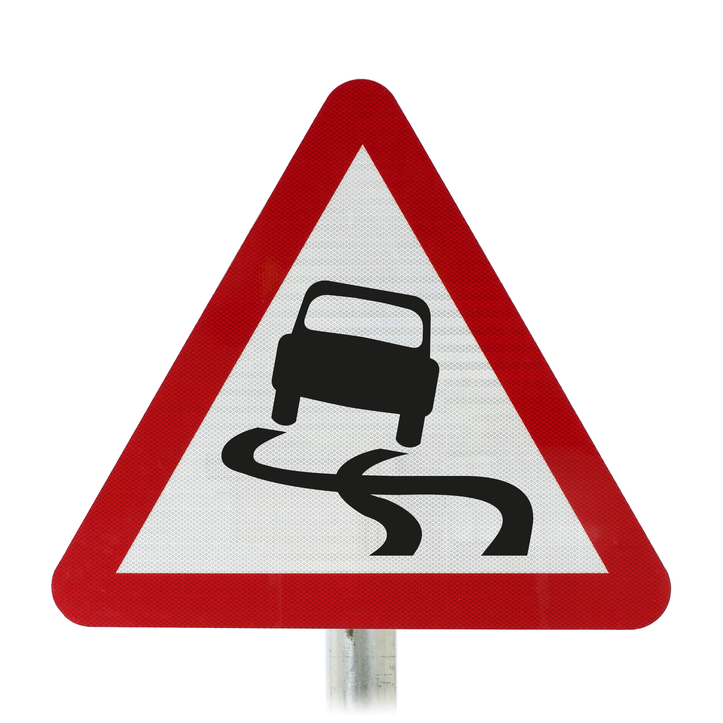 Slippery Road Sign Car 51 Slippery Car High Res Illustrations Getty
