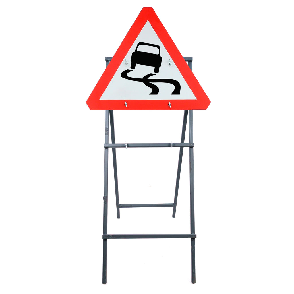 Slippery Road Sign Quick Fit Face Dia. 557 (Face Only) | 750mm