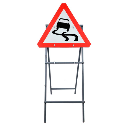 Slippery Road Sign Quick Fit Face Dia. 557 (Face Only) | 750mm