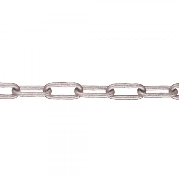 SM-STEEL Galvanised Barrier Chain | Choice of Thickness & Length