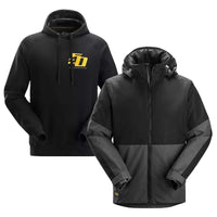Snickers Bundle: 1104 Grey/Black Waterproof Winter Jacket + Free Special Edition Anniversary Hoodie
