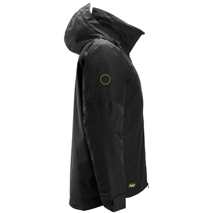 Snickers Workwear 1104 AllroundWork Waterproof Insulated Jacket | Black/Black