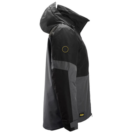 Snickers Bundle: 1104 Grey/Black Waterproof Winter Jacket + Free Special Edition Anniversary Hoodie