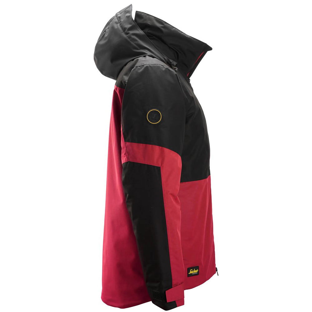 Snickers Workwear 1104 AllroundWork Waterproof Insulated Jacket | Red/Black