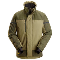 Snickers 1106 AllroundWork, Insulated Jacket - Khaki Green/Dark Khaki Green
