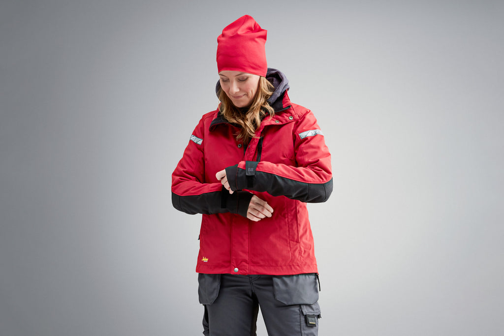 Snickers 1107 AllroundWork, Women's 37.5® Insulated Jacket - Black/Black