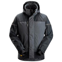 Snickers 1112 AllroundWork, Waterproof Insulated Jacket - Steel Grey/Dark Steel Grey