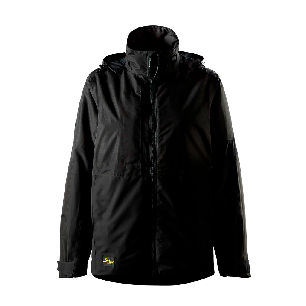 Snickers 1174 AllroundWork, Women's Waterproof Insulated Jacket - Black/Black
