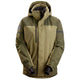 Snickers 1177 AllroundWork, Women's Waterproof Insulated Jacket - Khaki Green/Dark Khaki Green