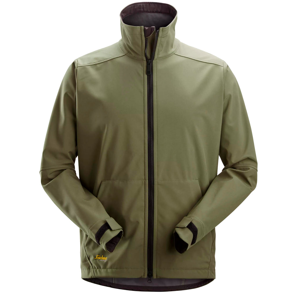 Snickers 1205 AllroundWork, Windproof Softshell Jacket - Khaki Green