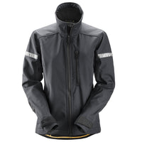 Snickers 1207 AllroundWork, Women's Softshell Jacket - Steel Grey/Black