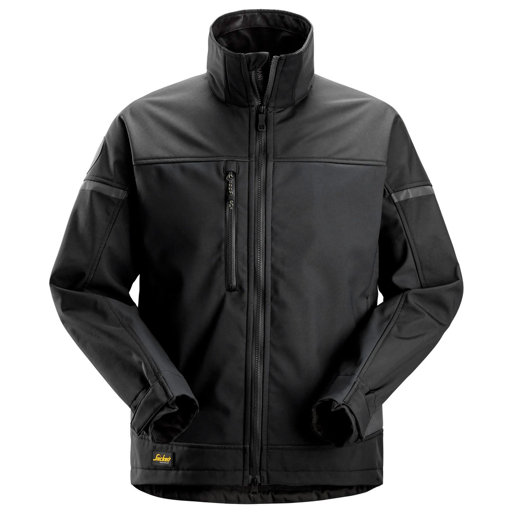Snickers 1216 AllroundWork, Softshell Stretch Jacket - Black/Black