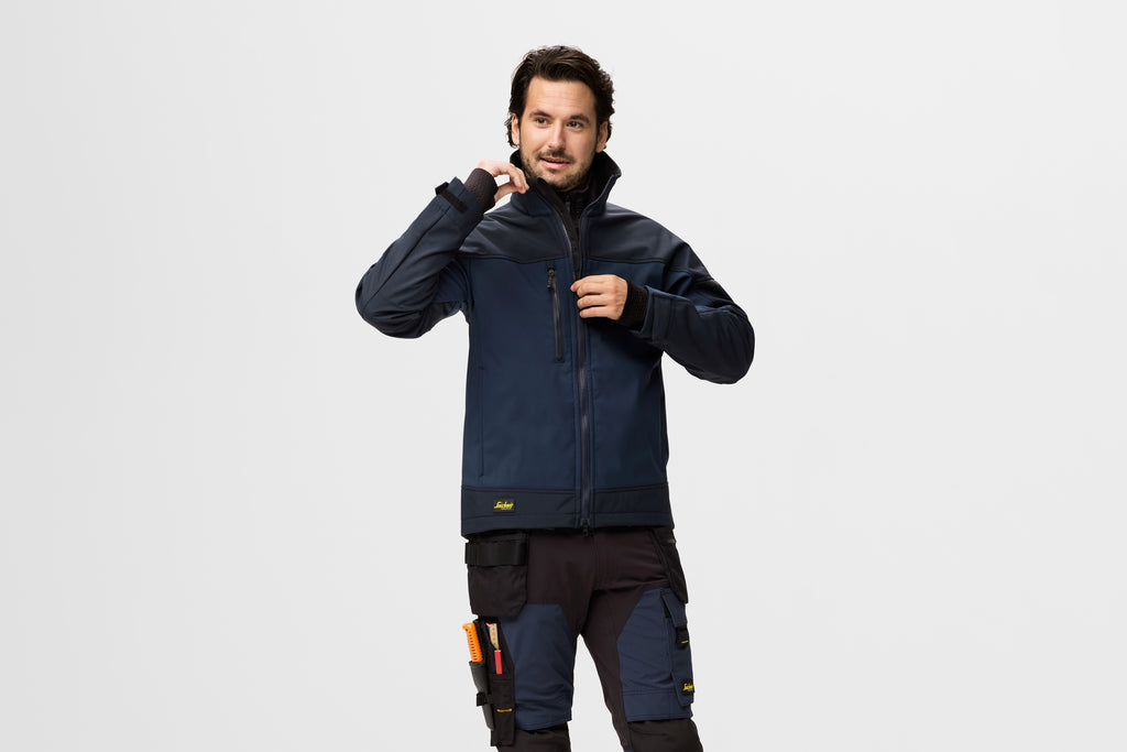 Snickers 1216 AllroundWork, Softshell Stretch Jacket - Black/Black